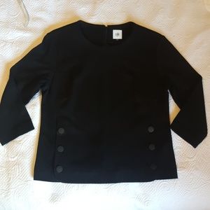 CABI black Top, back zipper